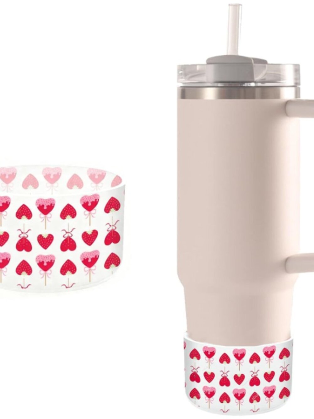 Valentine's Day Hearts Boot for Stanley Cup